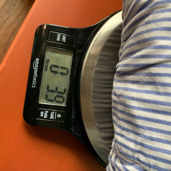 Janie & Jack Blue Striped Off the Shoulder Romper - Picture 7 of 8